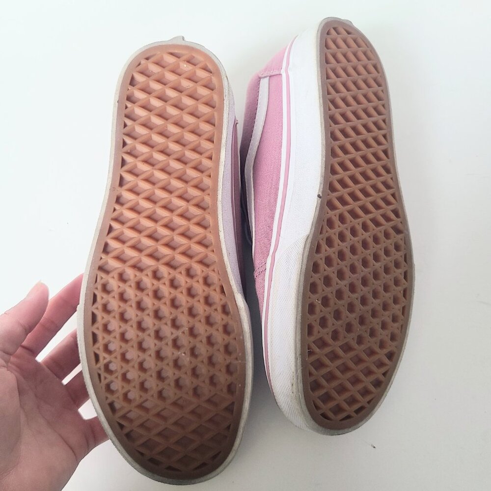 Vans Off The Wall Old Skool Pink/True White Skate Sneakers Women's Size 7 - Picture 9 of 10